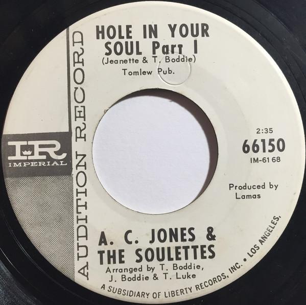 A.C. Jones, The Soulettes (2) - Hole In Your Soul