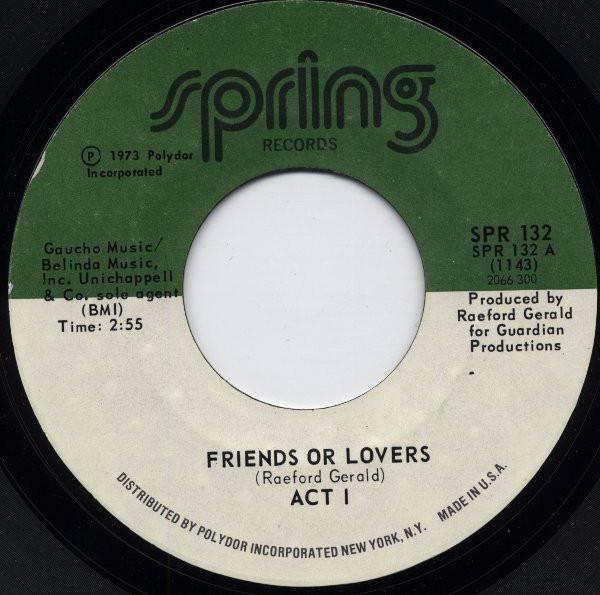 Act 1 - Friends Or Lovers