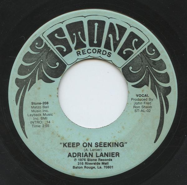 Adrian Lanier - You Make Me Dig On You / Keep On Seeking