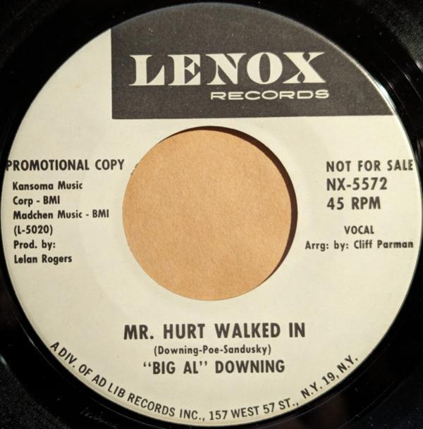 Al Downing - Mr. Hurt Walked In