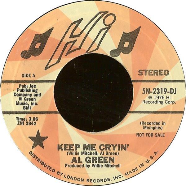 Al Green - Keep Me Cryin'