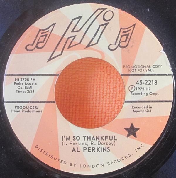 Al Perkins (2) - I'm So Thankful