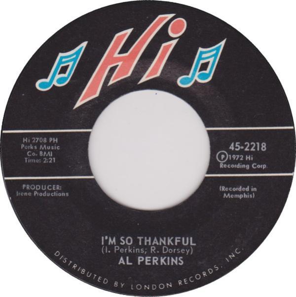 Al Perkins  - I'm So Thankful