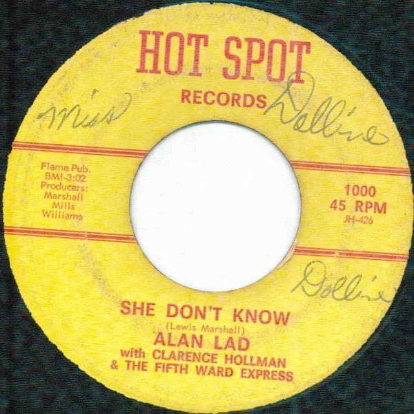 Alan Lad, Clarence Hollman, The Fifth Ward Express - She Don't Know