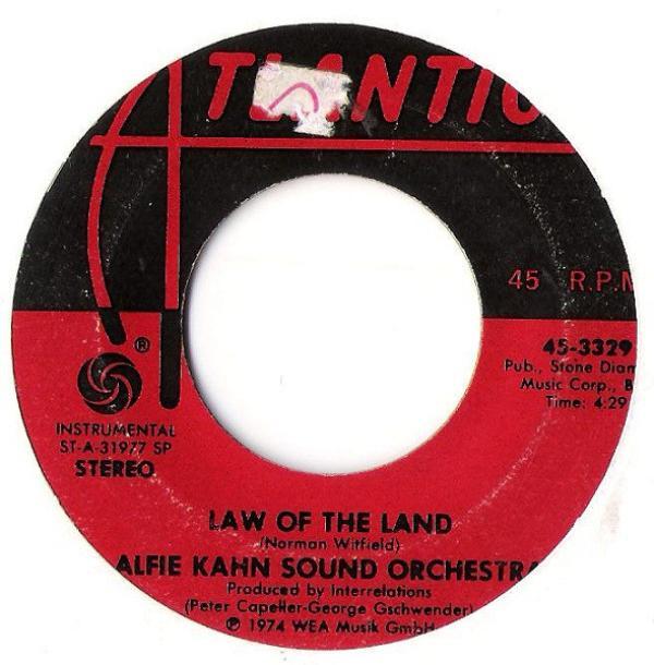 Alfie Khan Sound Orchestra - Law Of The Land