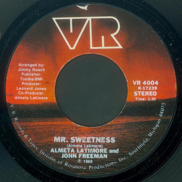 Almeta Latimore, John Freeman - Mr. Sweetness