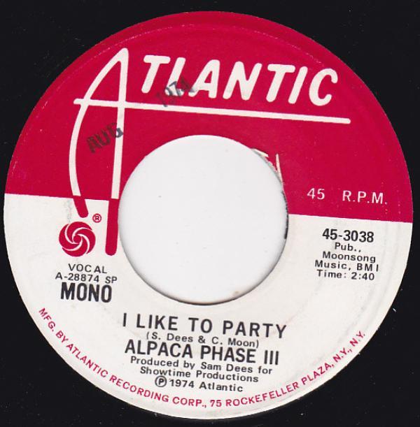 Alpaca Phase III - I Like To Party