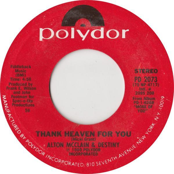 Alton McClain & Destiny - Thank Heaven For You