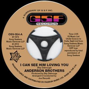 Anderson Brothers (2), Skull Snaps - I Can See Him Loving You / It's A New Day