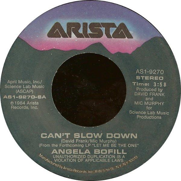 Angela Bofill - Can't Slow Down