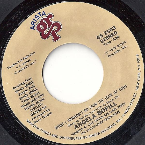 Angela Bofill - What I Wouldn't Do (For the Love Of You)