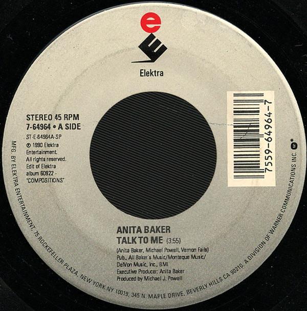 Anita Baker - Talk To Me