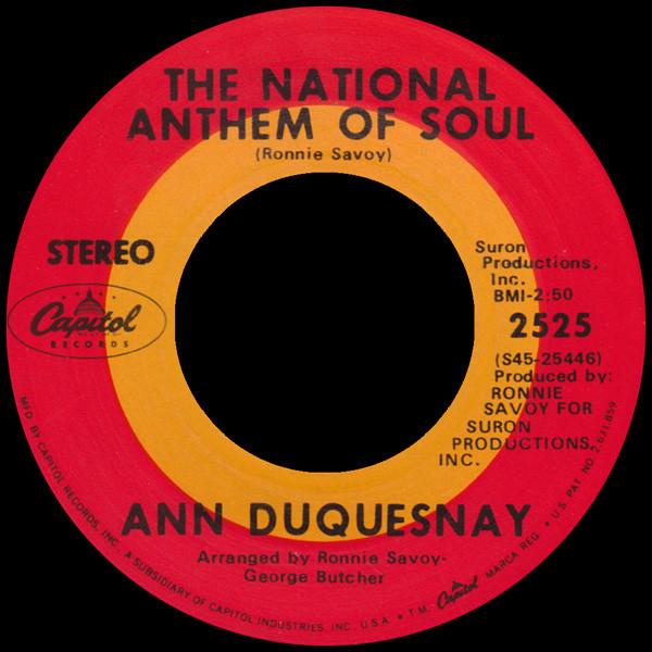 Ann Duquesnay - The National Anthem Of Soul