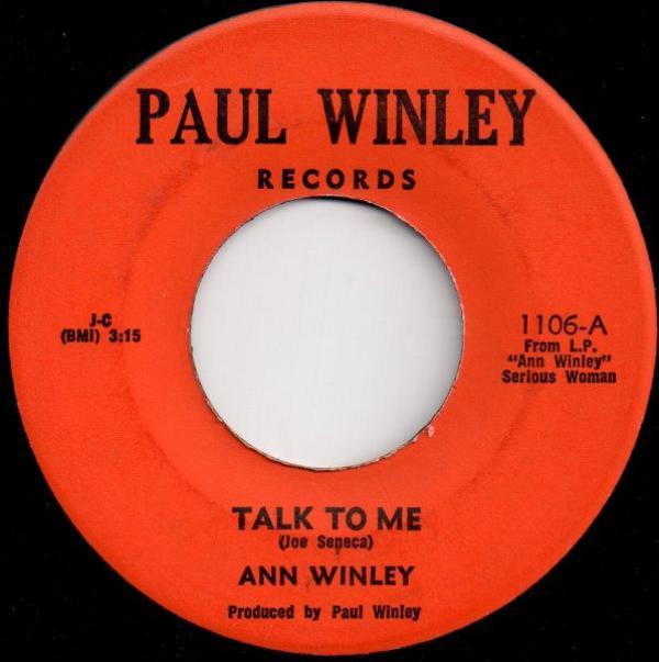 Ann Winley - Talk To Me