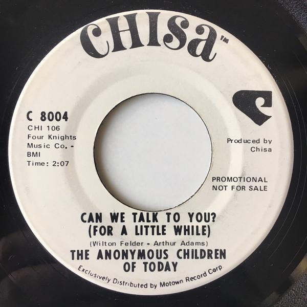 Anonymous Children Of Today - Can We Talk To You?