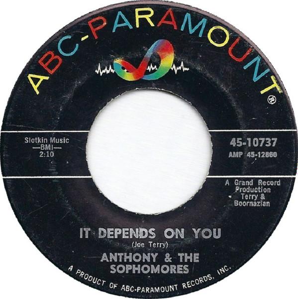 Anthony & The Sophomores - It Depends On You / Gee (But I'd Give The World)