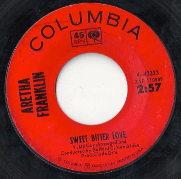 Aretha Franklin - Sweet Bitter Love / (No, No) I'm Losing You