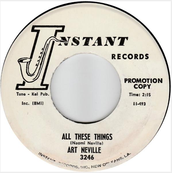 Art Neville - Come Back Love / All These Things