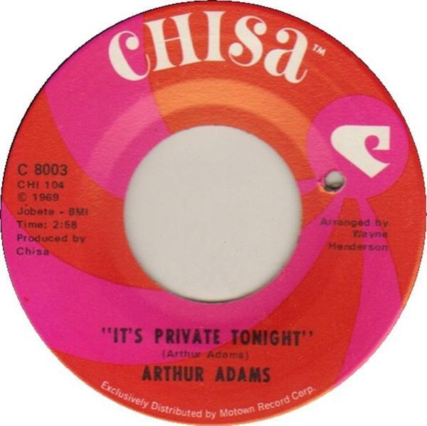 Arthur Adams - It's Private Tonight