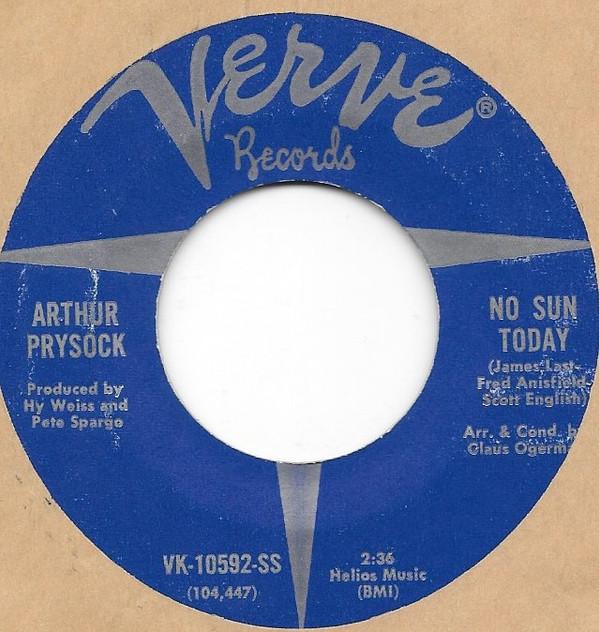 Arthur Prysock - No Sun Today