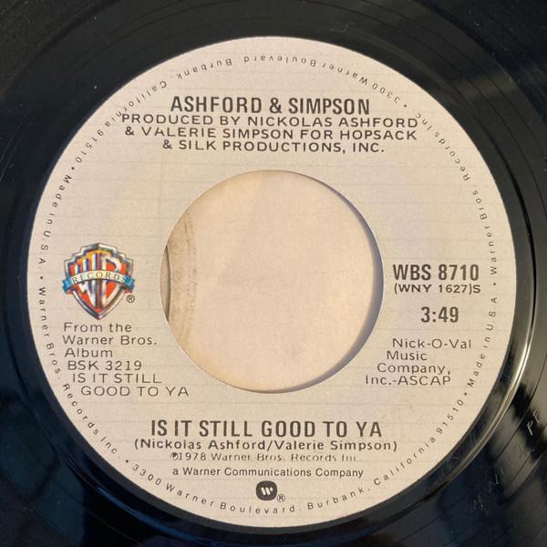 Ashford & Simpson - Is It Still Good To Ya