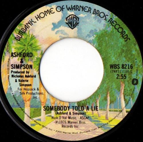 Ashford & Simpson - Somebody Told A Lie / It Came To Me