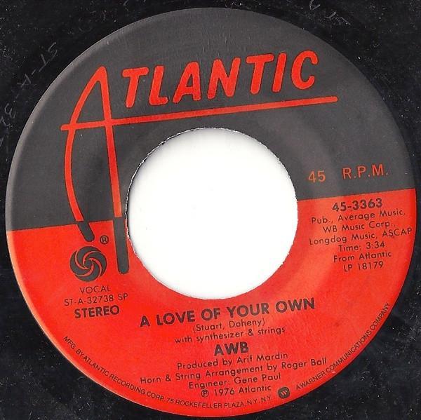 Average White Band - A Love Of Your Own