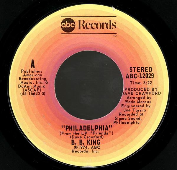 B.B. King - Philadelphia / Up At 5 AM
