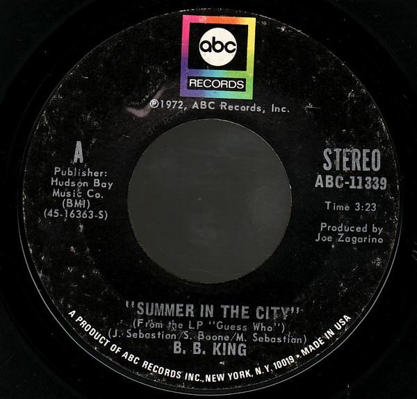 B.B. King - Summer In The City / Five Long Years