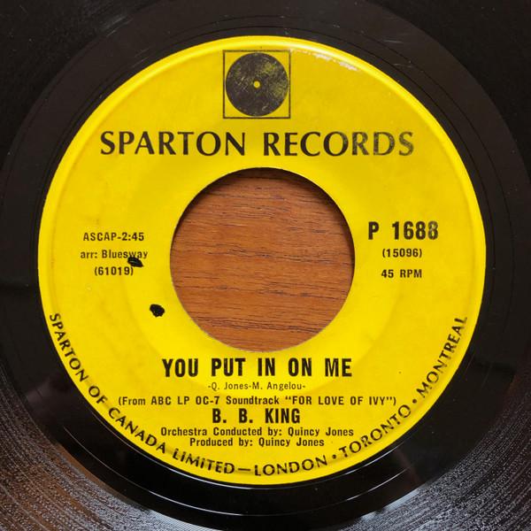 B.B. King - You Put It On Me