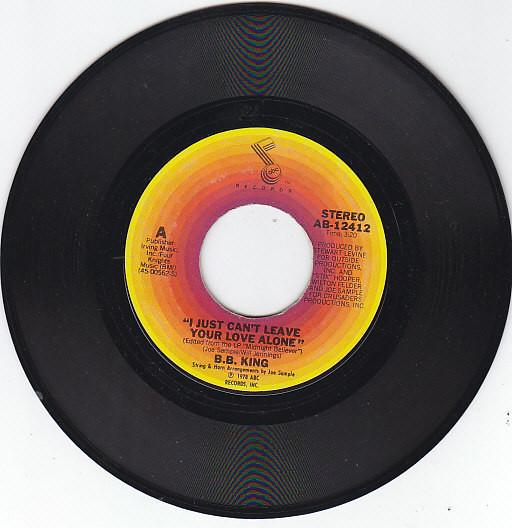 B.B. King - I Just Can't Leave Your Love Alone