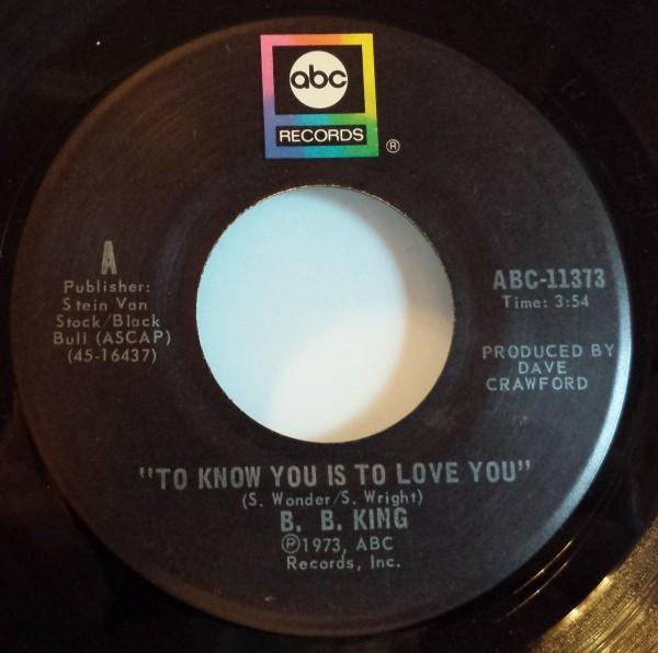 B.B. King - To Know You Is To Love You