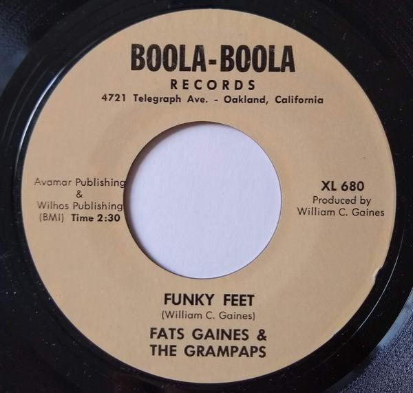 Baby Jewel, Fats Gaines And His Band - Funky Feet / Without A Feeling