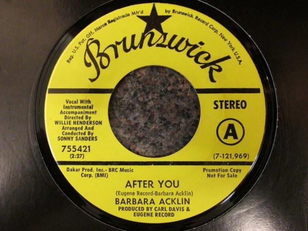 Barbara Acklin - After You / More Ways Than One
