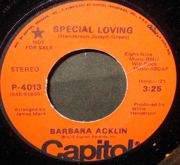 Barbara Acklin - Special Loving