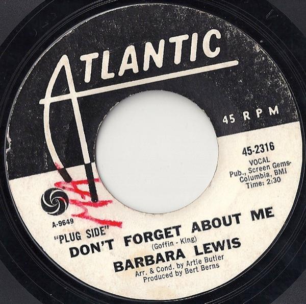 Barbara Lewis - Don't Forget About Me / It's Magic
