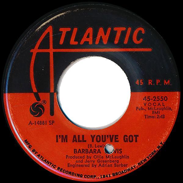 Barbara Lewis - I'm All You've Got / You're A Dream Maker