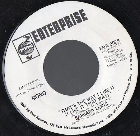 Barbara Lewis - That's The Way I Like It (I Like It That Way)