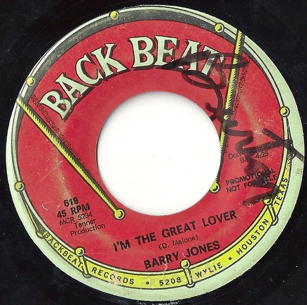 Barry Jones (2) - Turkey Walk / I'm The Great Lover