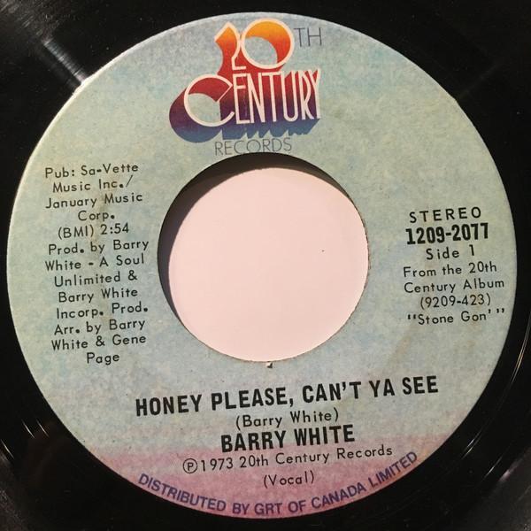 Barry White - Honey Please, Can't Ya See