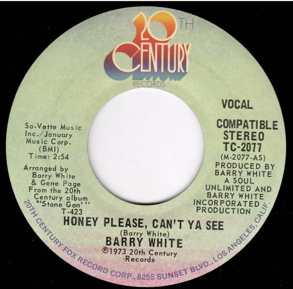 Barry White - Honey Please, Can't Ya See