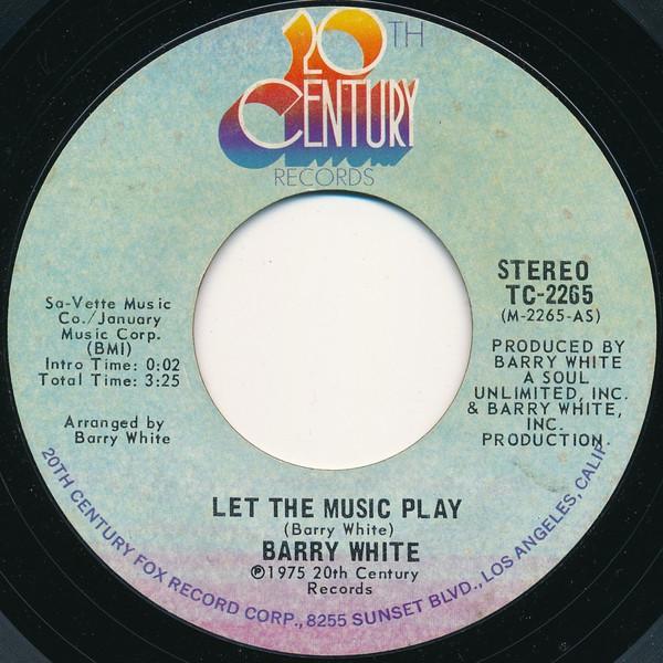 Barry White - Let The Music Play