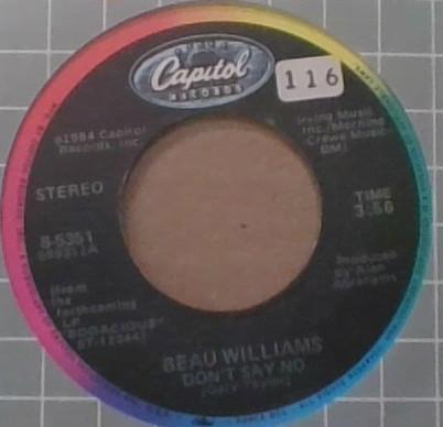 Beau Williams - Don't Say No
