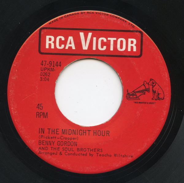 Benny Gordon & The Soul Brothers - In The Midnight Hour