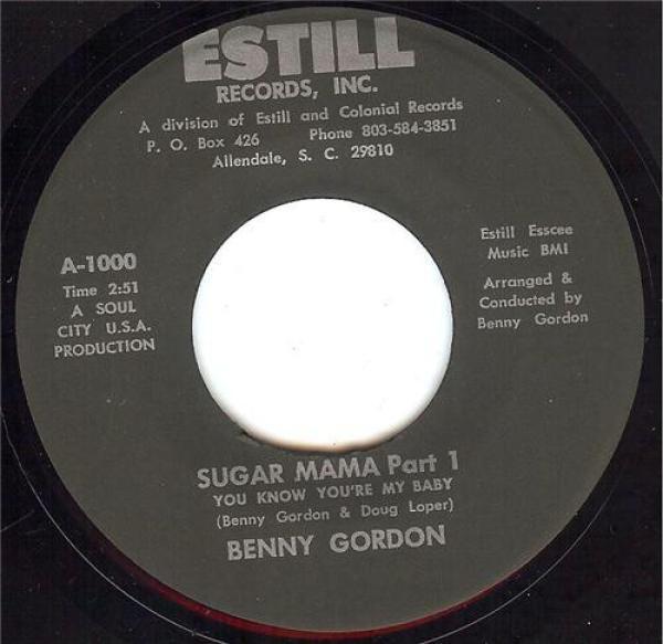 Benny Gordon - Sugar Mama