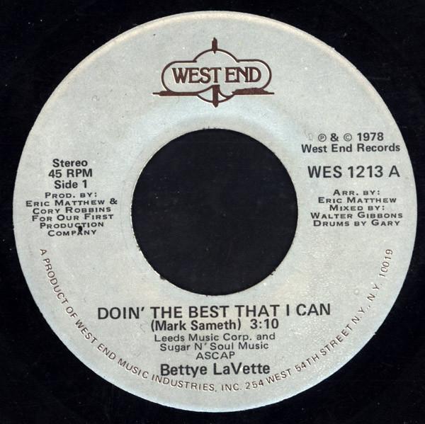 Bettye Lavette - Doin' The Best That I Can