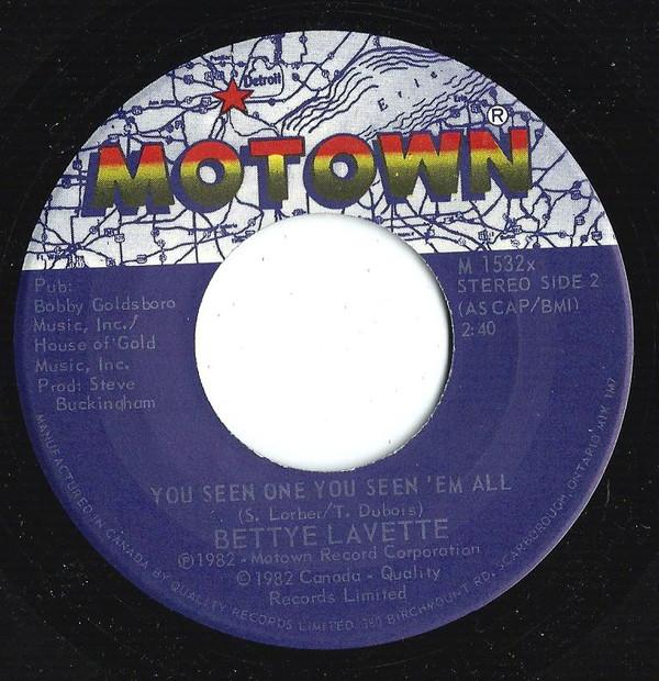 Bettye Lavette - You Seen One You Seen 'Em All