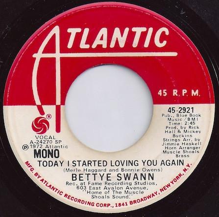 Bettye Swann - Today I Started Loving You Again