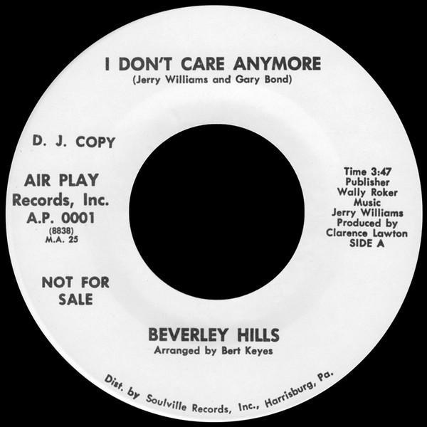 Beverley Hills - I Don't Care Anymore