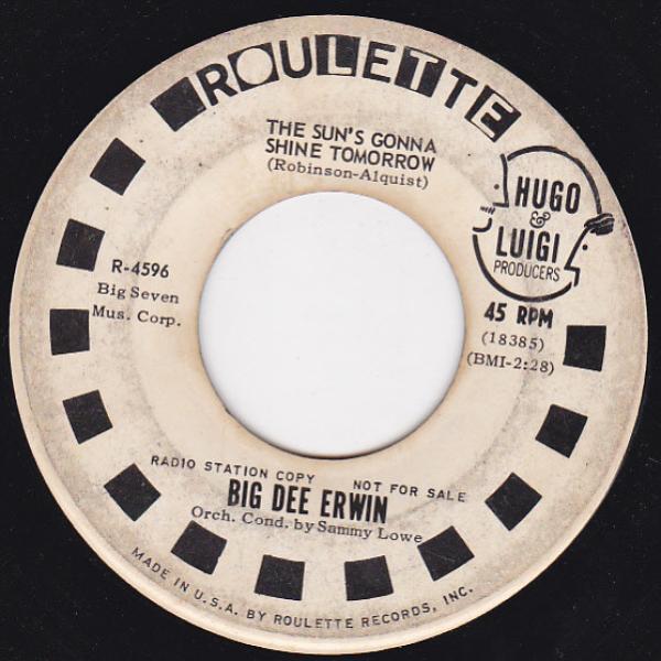 Big Dee Irwin - Discotheque / The Sun's Gonna Shine Tomorrow